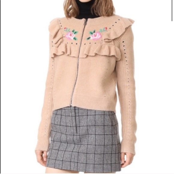 Wildfox Bed of Roses Elliot Jacket Cardigan - Picture 3 of 7